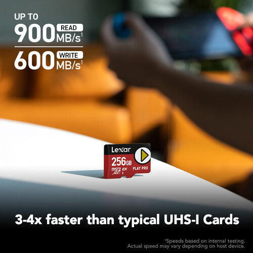 256MB microSDXC PLAY Pro Express 900MB/s Read & 600MB/s Write