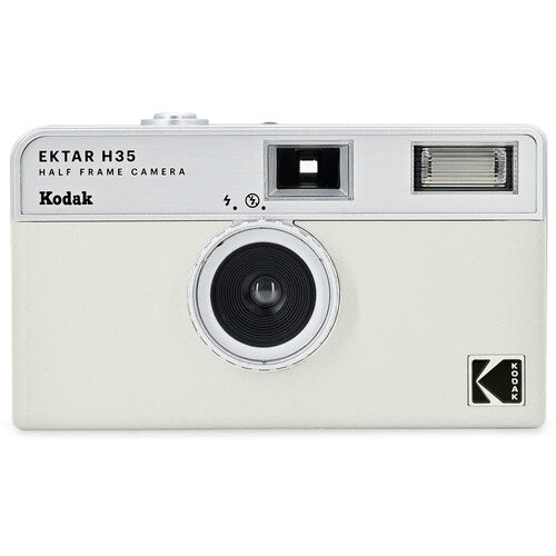 KODAK EKTAR H35 HALF FILM CAMERA - 35MM REUSABLE White Camera tek
