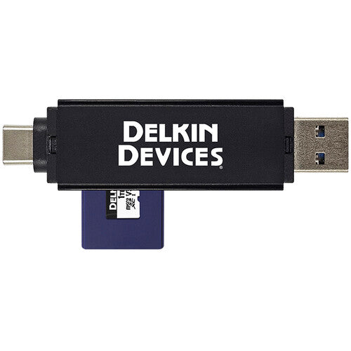 DELKIN DEVICES USB 3.1 TYPE A/C SD & MICRO SD READ