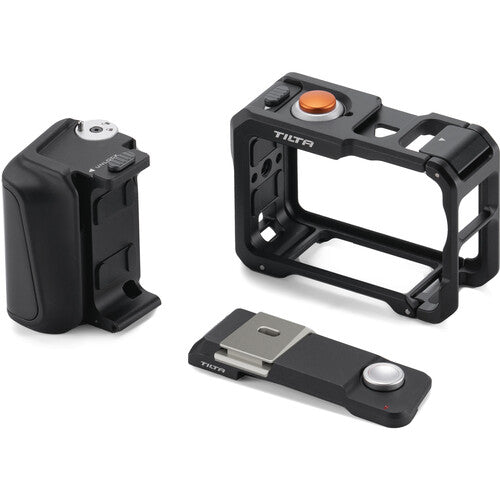 Tilta Camera Cage with Street Snap Accessory Kit for DJI Osmo Action 6 (Black) + Tilta Filter Kit (Set of 4) Camera tek