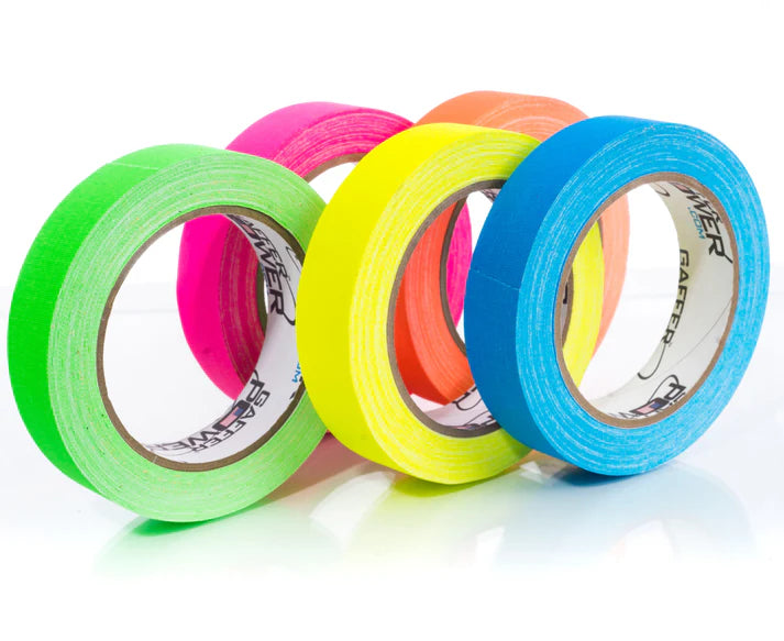 TAPE-IT GAFFER TAPE 5 PACK ROLL WITH 5 COLOURS Camera tek