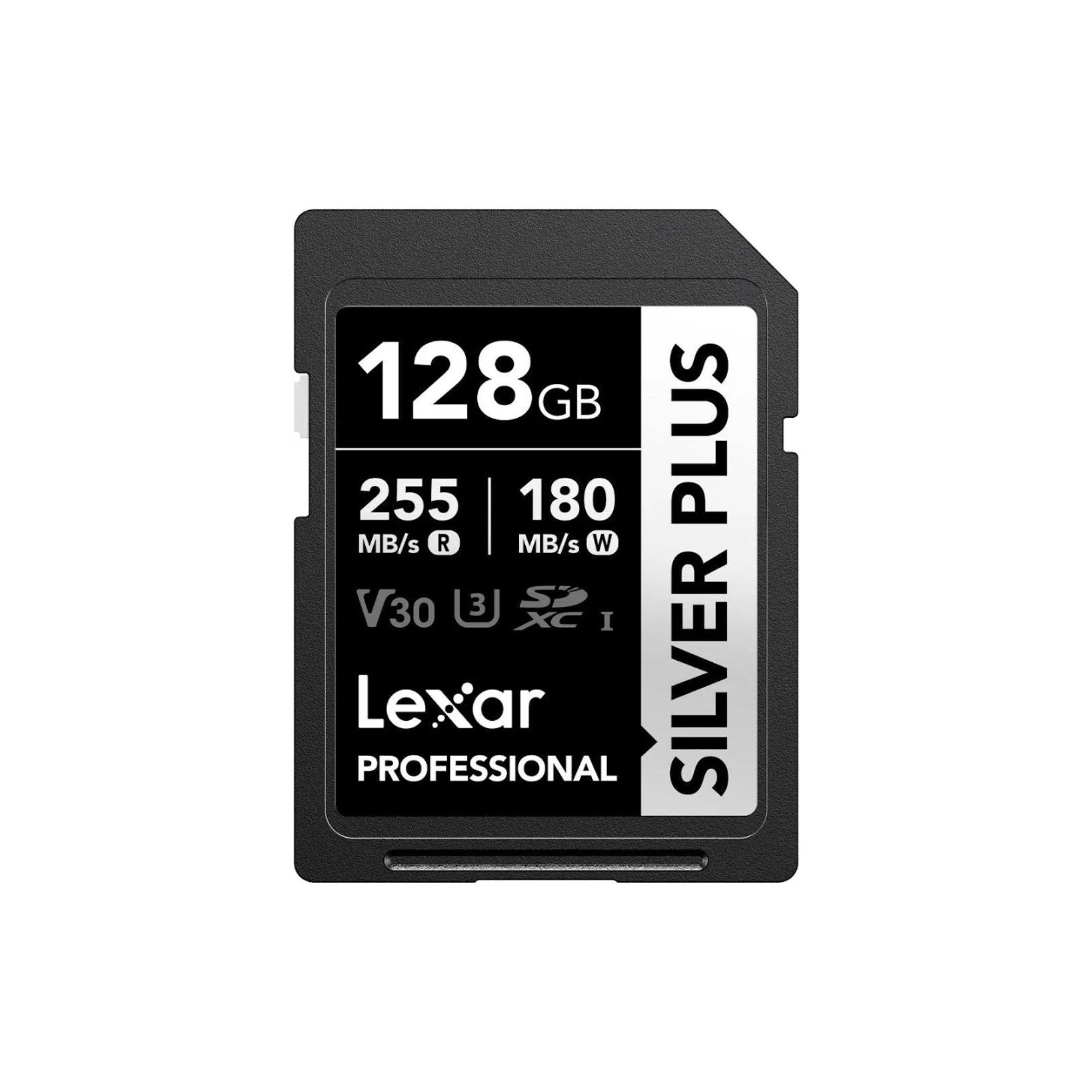 LEXAR PRO SDXC UHS-I 128GB MEMORY CARD SILVER PLUS SERIES