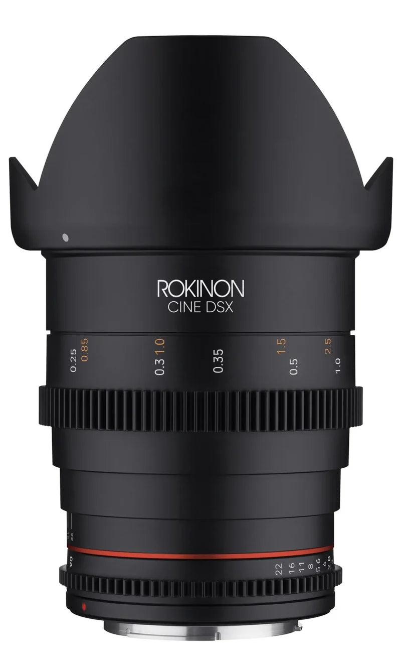 24mm T1.5 Rokinon DS Lens with Sony E-MOUNT Rental - R400 P/Day Camera tek