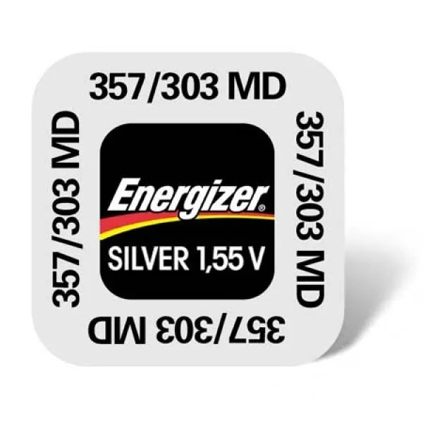 ENERGIZER 1.5V SILVER SR44 357/303 BATTERY