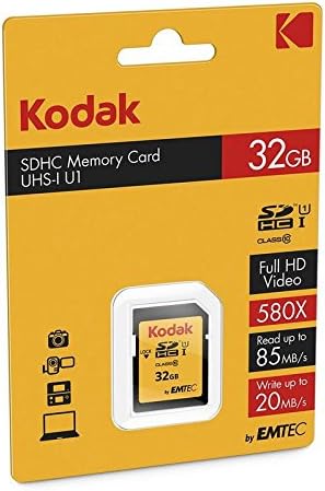 KODAK SDHC UHS-I U1 V10 32GB MEMORY CARD