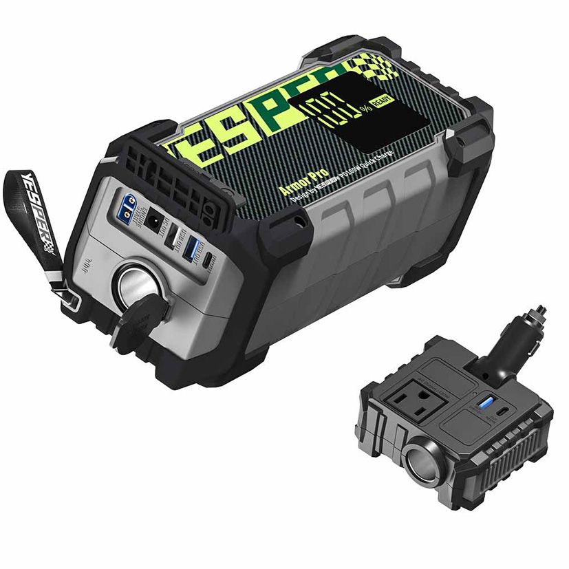 YESPER Armor Pro Multipurpose Power Station & Jump Starter Camera tek