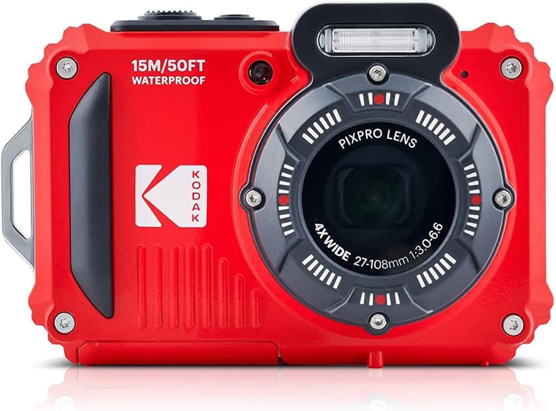 KODAK PIXPRO WPZ2 DIGITAL CAMERA (RED)