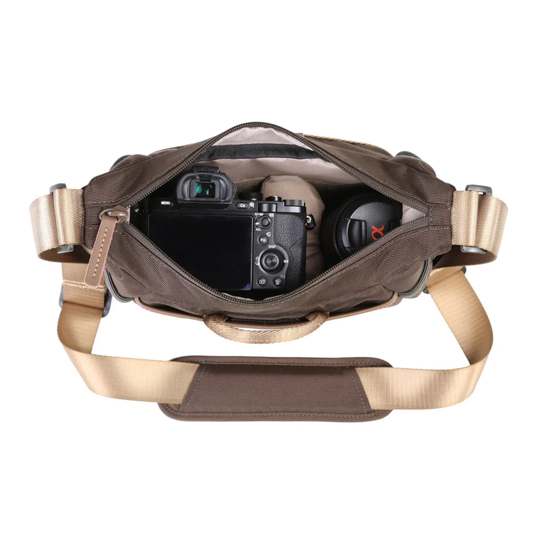 VANGUARD VEO GO 21M KG SHOULDER BAG - KHAKI