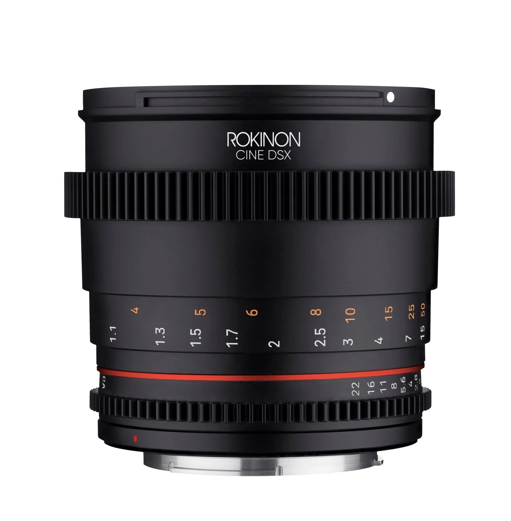 Rokinon 85mm T1.5 Full Frame Telephoto Cine DSX Lens | Filter Size 72mm - Canon RF Lens Mount Camera tek