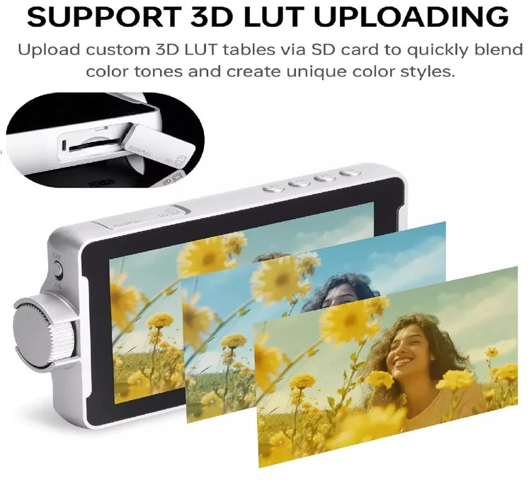 VILTROX DC-V1 HD 4K 5.5'' TOUCH SCREEN CAMERA MONITOR (WHITE)