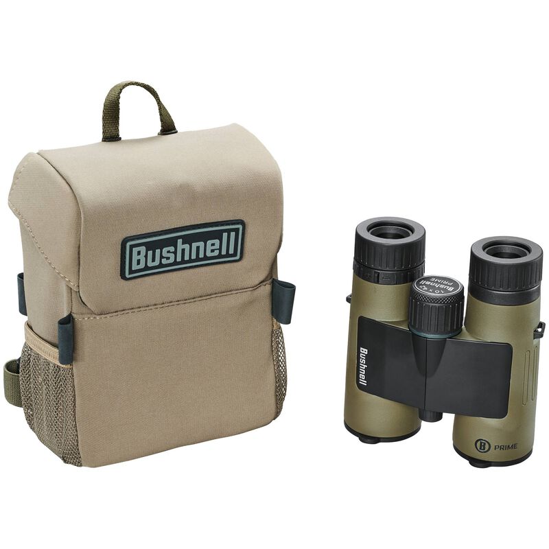 BUSHNELL PRIME GREEN 10X42 BINO + VAULT CASE COMBO