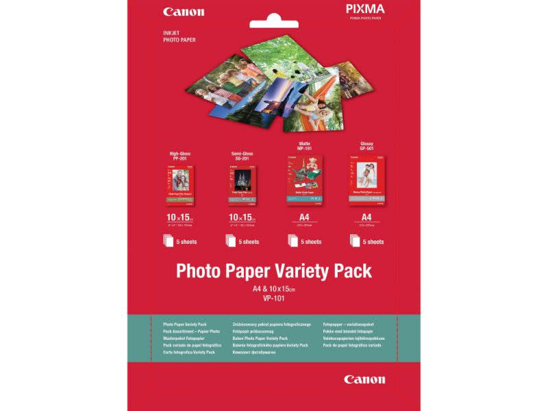 CANON PHOTO PAPER VARIETY PACK VP-101 Camera tek