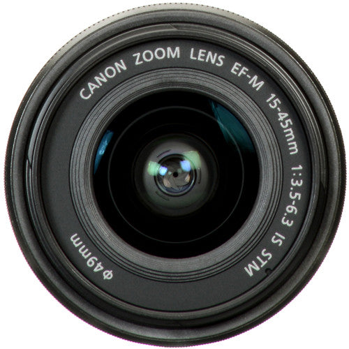 Canon EF-M 15-45mm f/3.5-6.3 IS STM Lens (Graphite) Camera tek