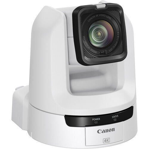 Canon CR-N300 4K NDI PTZ Camera with 20x Zoom White Camera tek