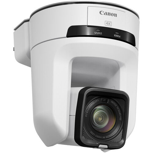 Canon CR-N300 4K NDI PTZ Camera with 20x Zoom White Camera tek