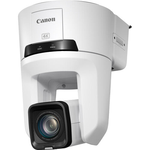 Canon CR-N500 Professional 4K NDI PTZ Camera with 15x Zoom (Titanium White) Camera tek