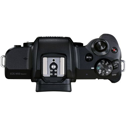 Canon EOS M50 Mark II Mirrorless Body Only (Black) Camera tek