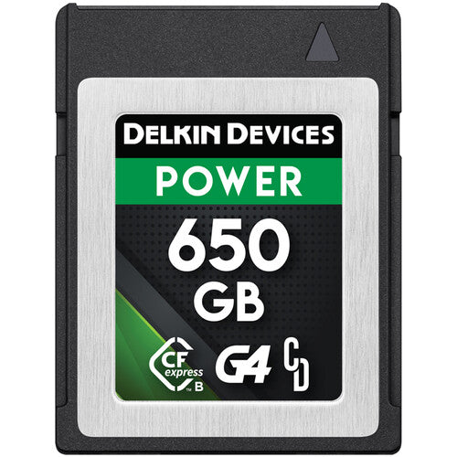 Delkin Devices 650GB POWER CFexpress Type B Memory Card Camera tek