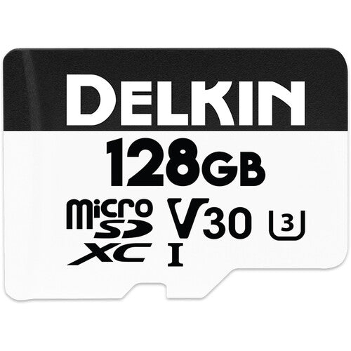 Delkin Devices 128GB Hyperspeed UHS-I SDXC Memory Card with SD Adapter - 100 MB/s Camera tek