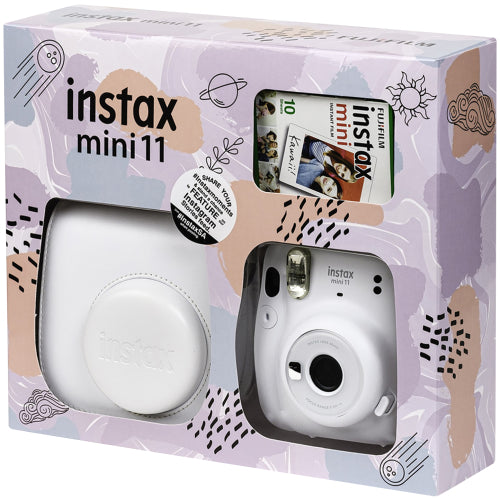 FUJIFILM INSTAX MINI 11 Instant Film Camera Kit White Camera tek