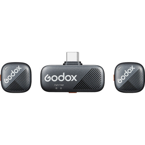 GODOX CUBE-SC KIT 2-PERSON WIRELESS MICROPHONE SYSTEM WITH USB-C CONNECTOR