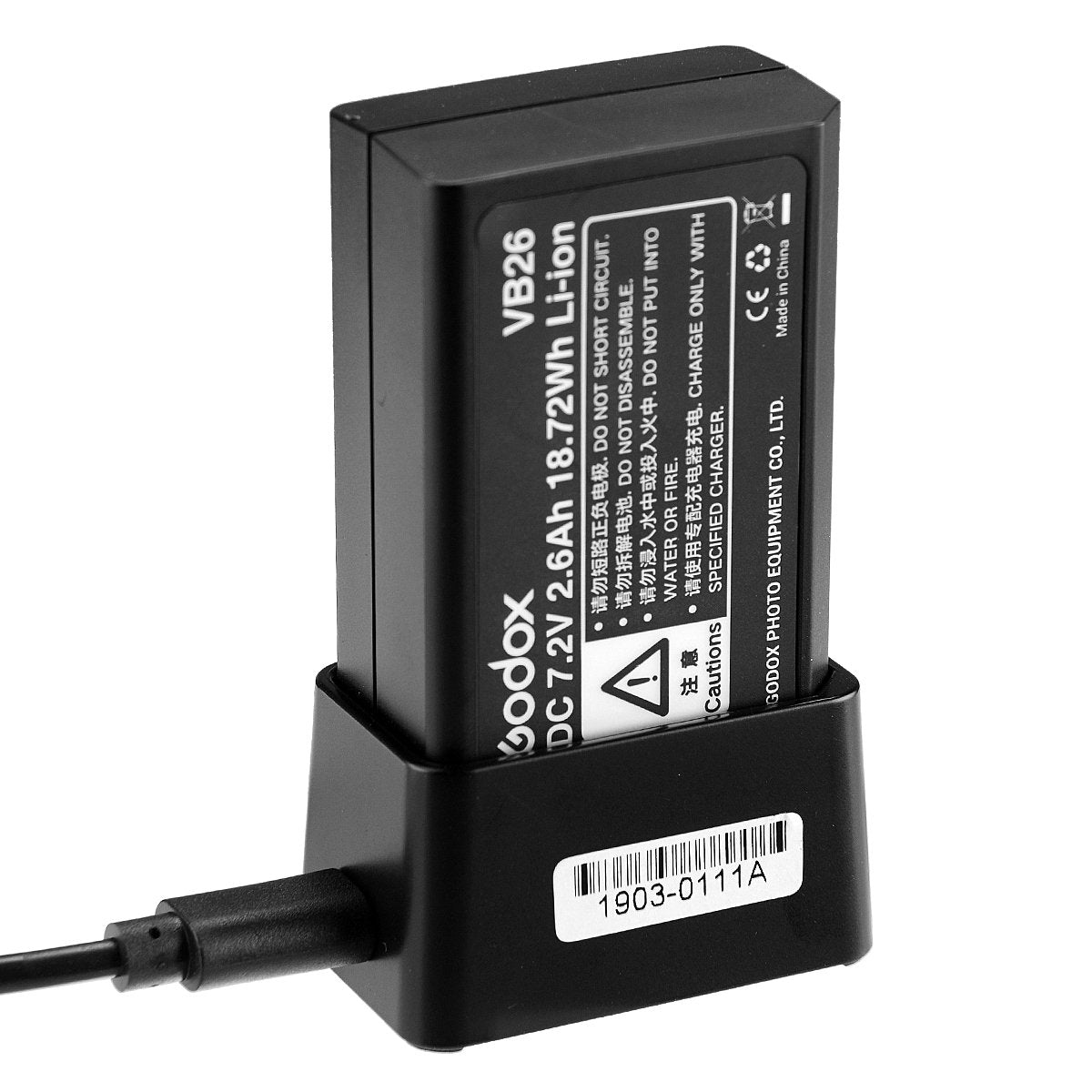 GODOX VC26 USB BATTERY CHARGER FOR V1 BATTERY