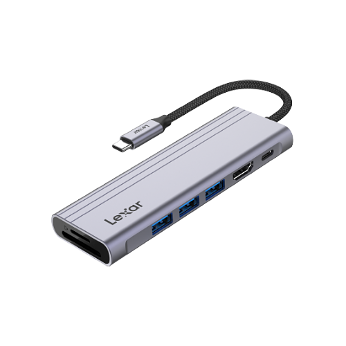 LEXAR H31 7 IN 1 USB-C HUB Camera tek