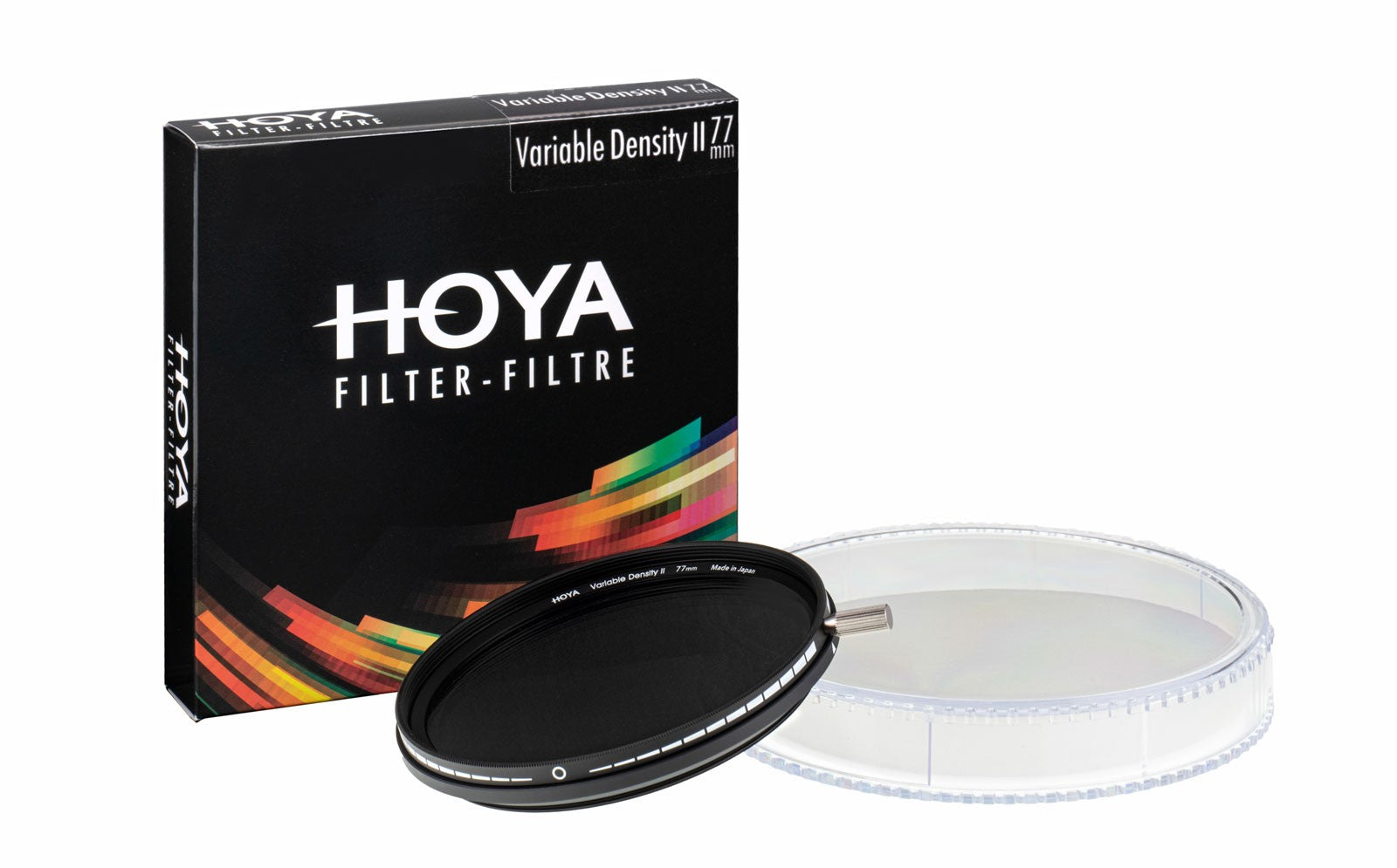 Hoya II 77mm Variable Density Filter Camera tek