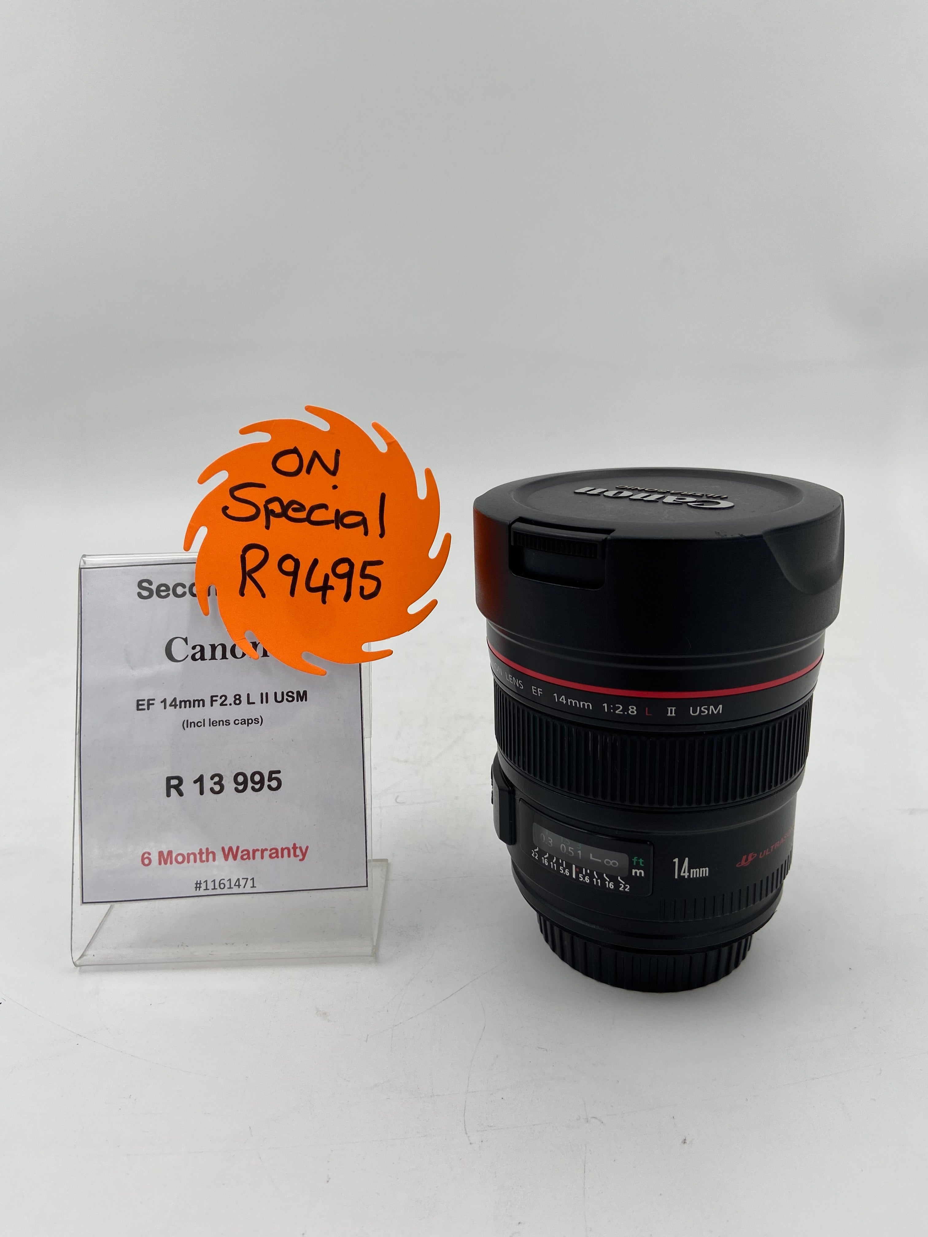 CANON EF 14MM F2.8 L II USM - Second Hand