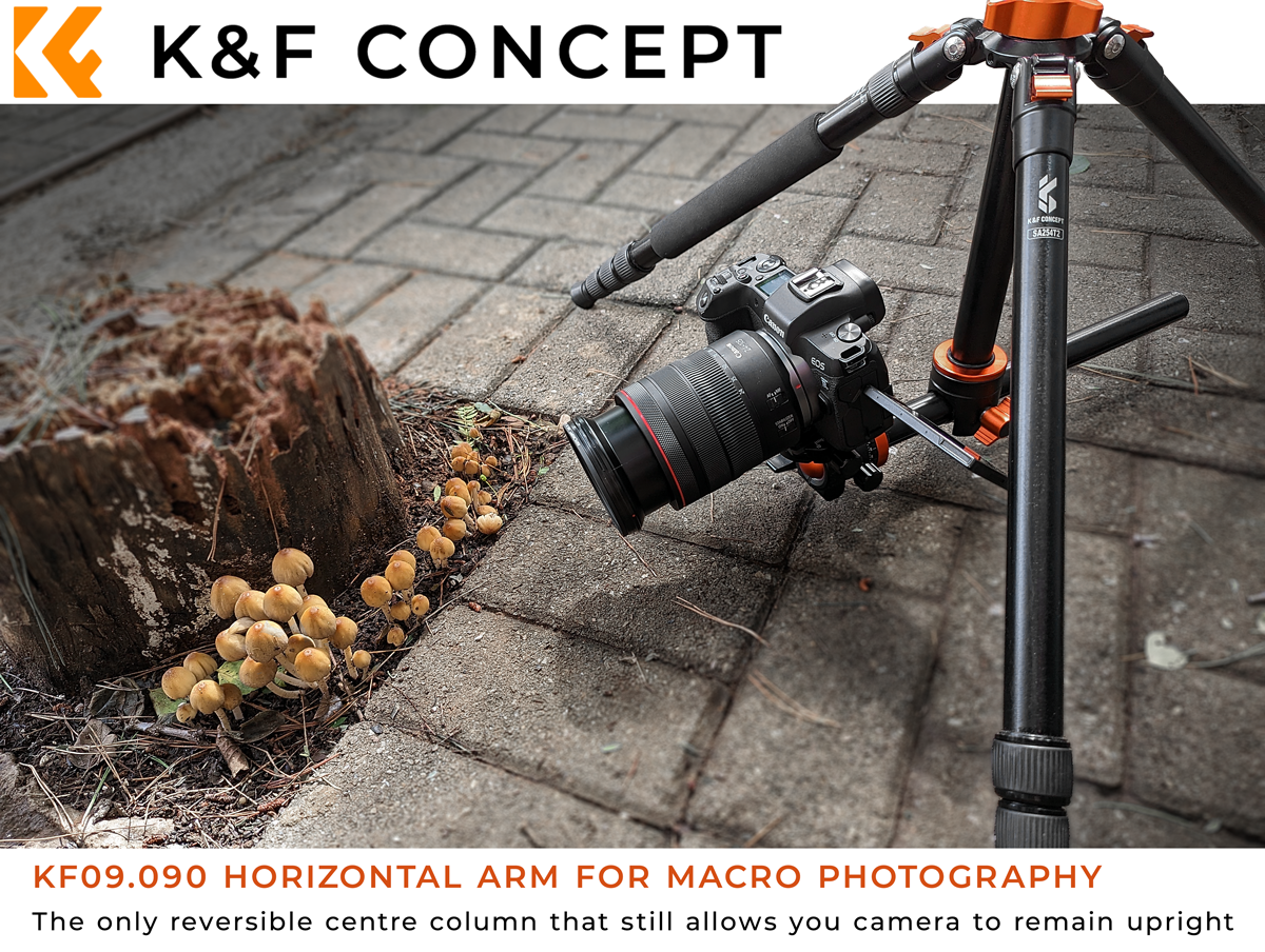 K&F CONCEPTS TRIPOD KIT INCL MONOPOD FEATURE - KF09.090 Camera tek