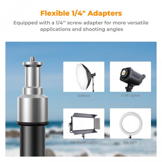 K&F CONCEPTS 2M LIGHT STAND FOR 5KG LOADS
