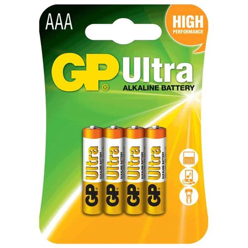 GP ULTRA 4 PACK AAA