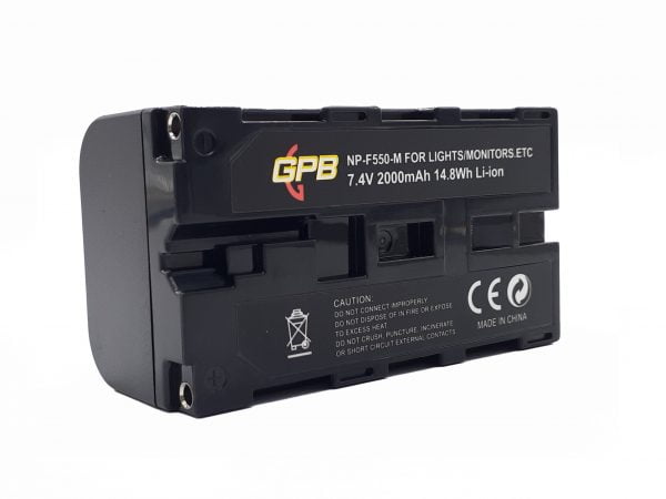 GPB RECHARGEABLE BATTERY FOR SONY NP-F550 Camera tek