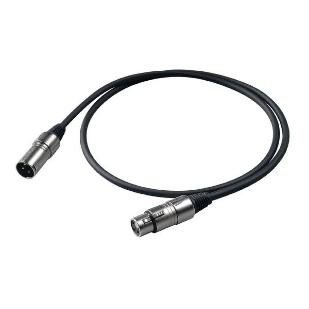 PROEL BULK250LU1 XLR - XLR MICROPHONE CABLE 1M Camera tek