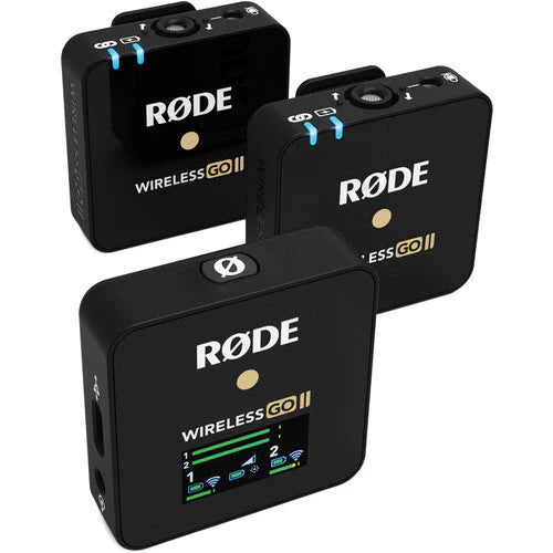 Rode Wireless GO II 2-Person Compact Digital Wireless Microphone System/Recorder (2.4 GHz) Rental- R350 P/Day