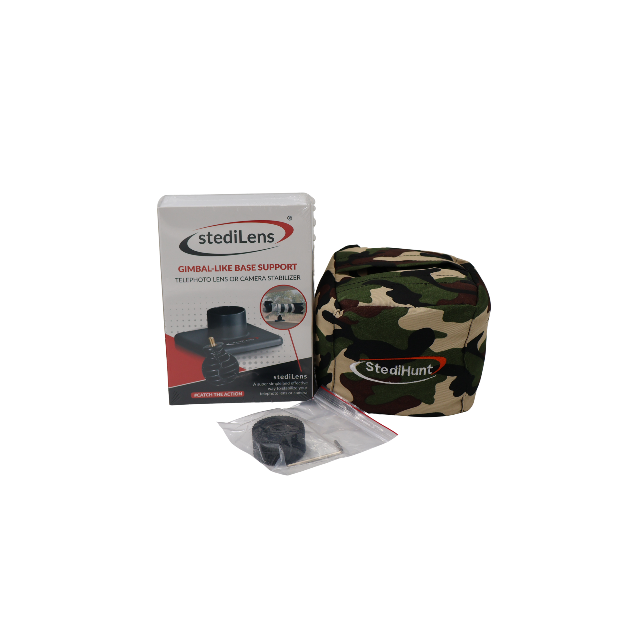 STEDIHUNT CONNECTOR/GIMBAL-LIKE BASE/BEANBAG Camera tek