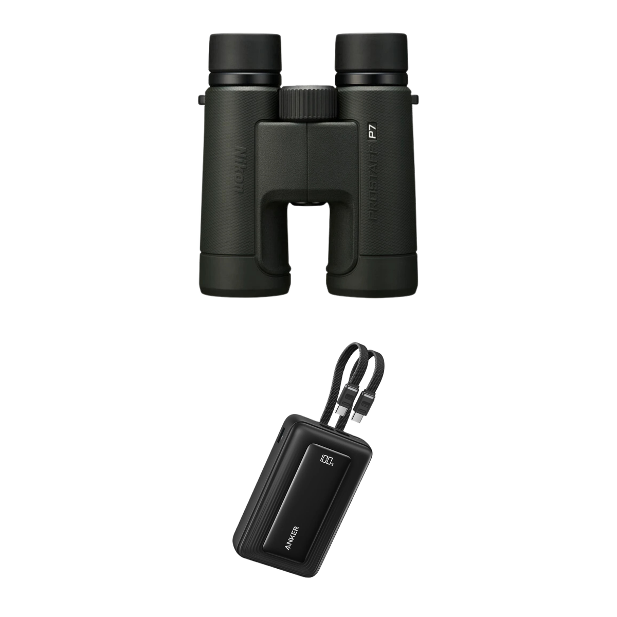 Nikon Prostaff P7 10x42 Binoculars + Free Anker Zolo Power Bank (20000mAh) Camera tek
