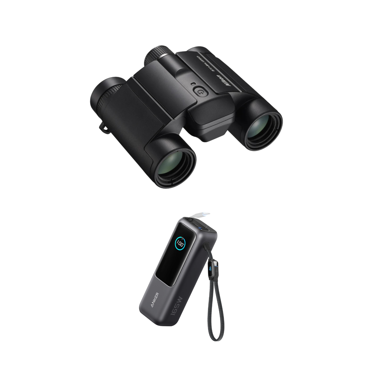Nikon 12x25 S Stabilized Binoculars + Free Anker A1695 165W USB-C Power Bank (25000mAh) Camera tek