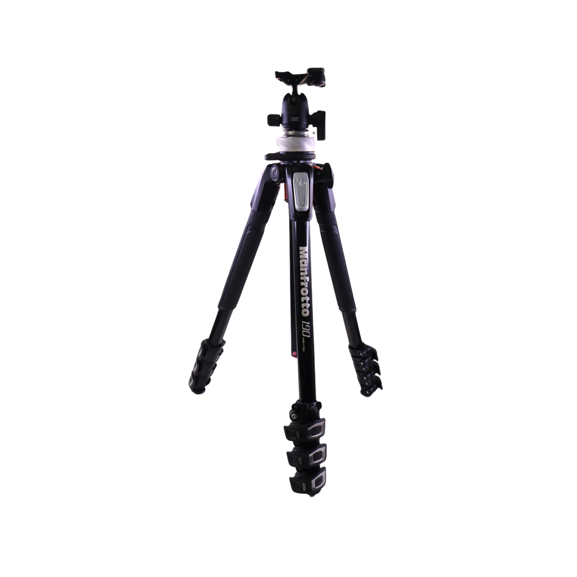MANFROTTO 190 TRIPOD LEGS + 494 RC2 BALL HEAD - SECOND HAND
