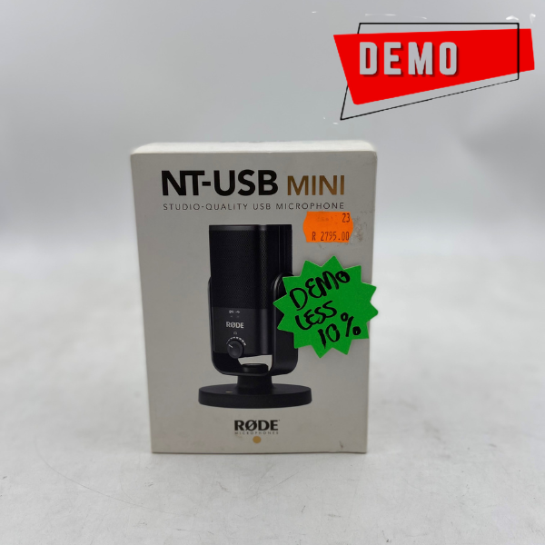 Rode NT-USB Mini USB Microphone- DEMO Camera tek