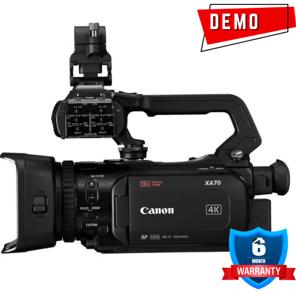Canon XA70 UHD 4K Camcorder - DEMO Camera tek