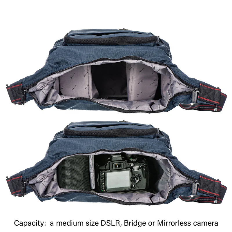 JENOVA MILANO CAMERA SLING BAG (LARGE) - BLUE
