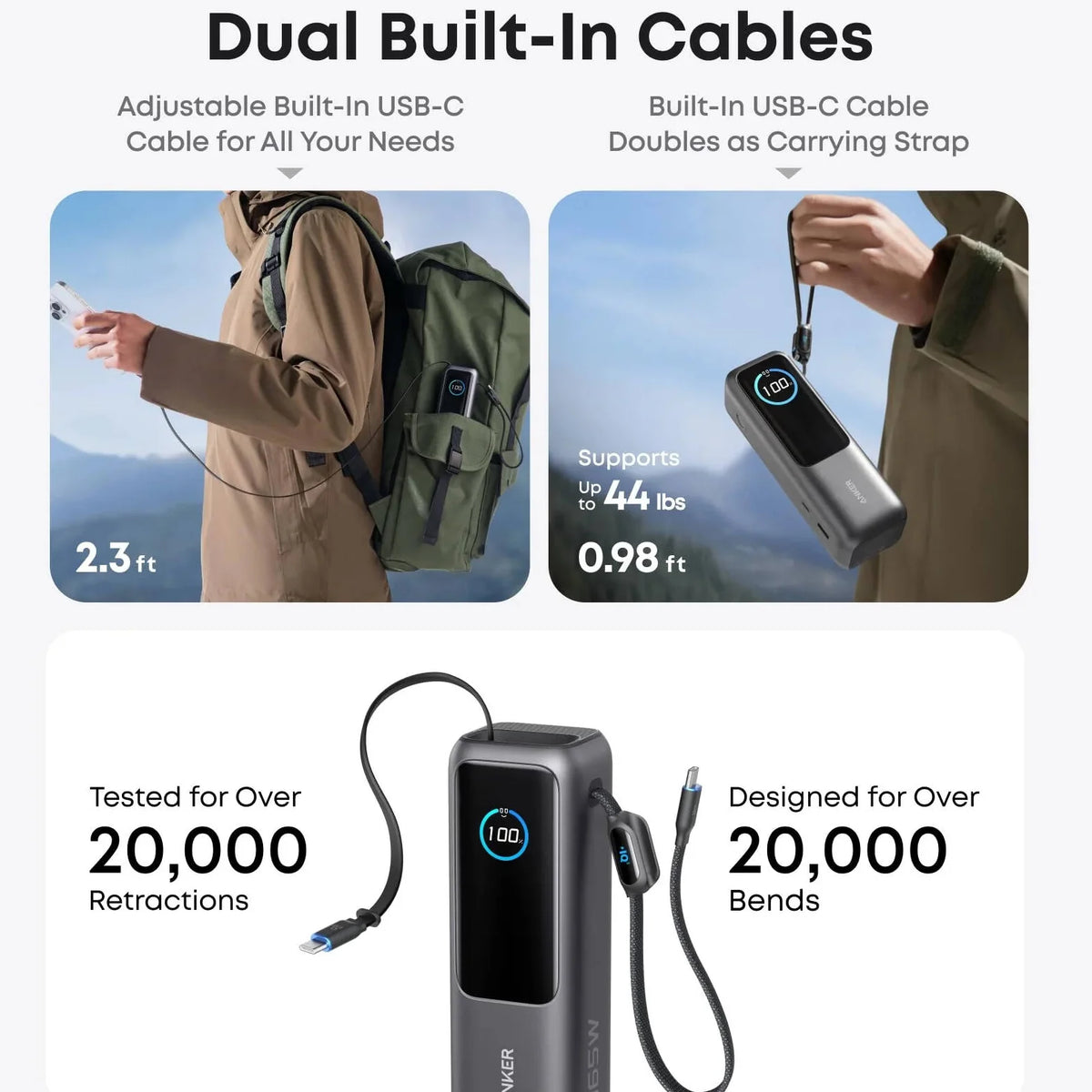 ANKER 165W POWER BANK 25000 MAH Camera tek