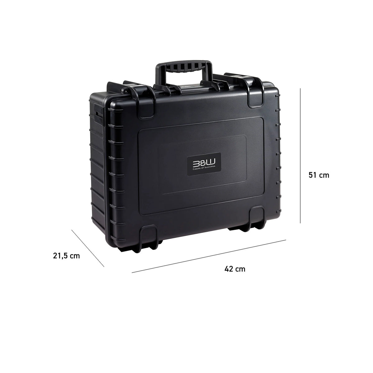 B&W INTERNATIONAL O/D CASE TYPE 6000 W/DIVIDERS BLACK Camera tek
