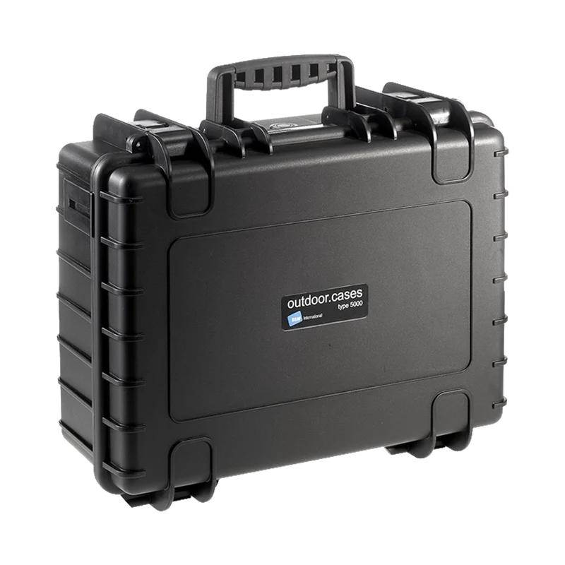 B&W INTERNATIONAL O/D CASE TYPE 5000 W/FOAM- BLACK