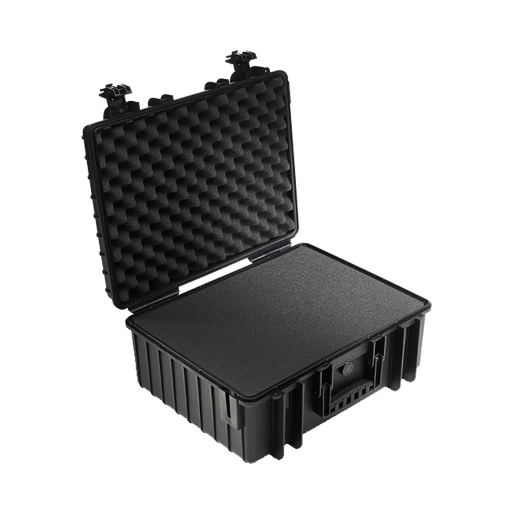 B&W INTERNATIONAL CASE TYPE 6000 W/FOAM -BLACK