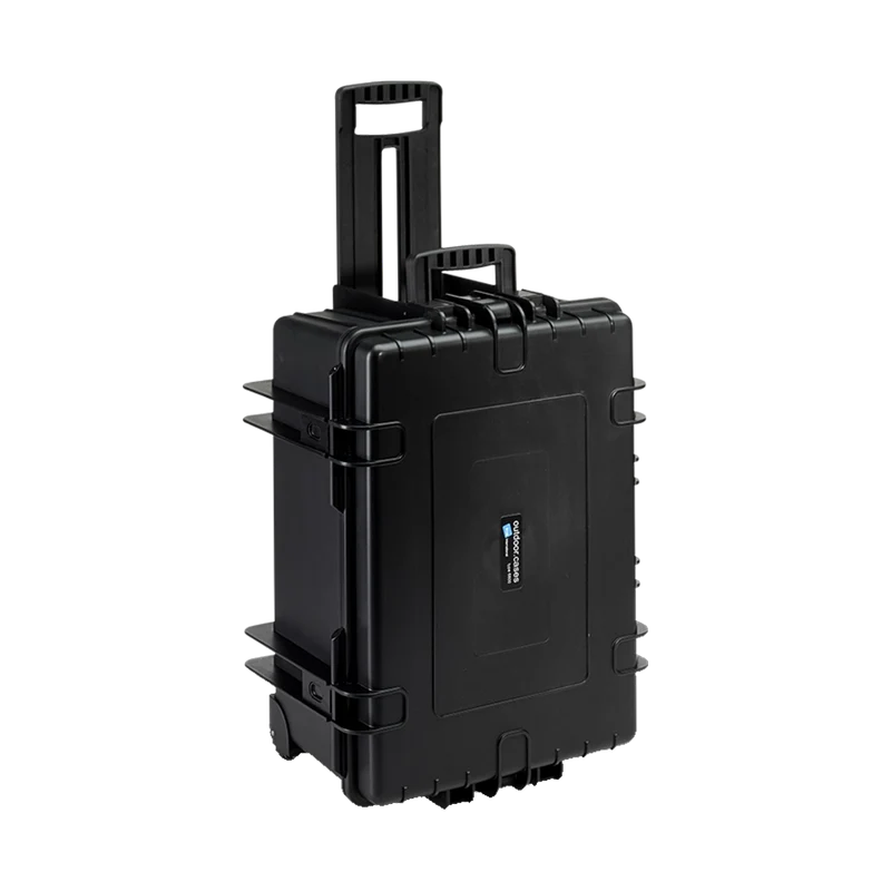 B&W INTERNATIONAL O/D CASE TYPE 6800 W/FOAM - BLACK