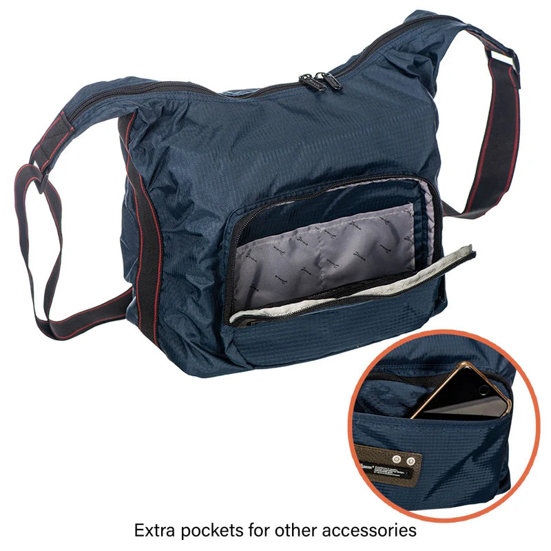 JENOVA MILANO CAMERA SLING BAG (LARGE) - BLUE