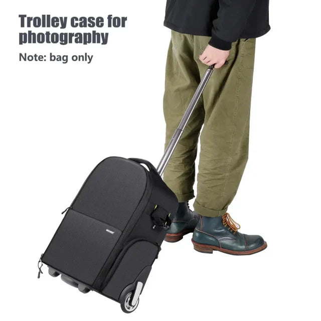 NEEWER 2-IN-1 TROLLEY WHEELED CAMERA BACKPACK