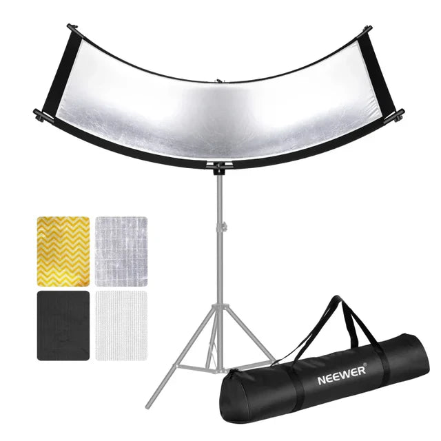 NEEWER 4-IN-1 155CM CLAMSHELLCURVED REFLECTOR WITH CARRY BAG